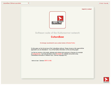 Tablet Screenshot of culturebase.culturebase.org