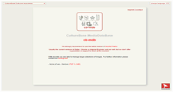 Desktop Screenshot of mdb.culturebase.org